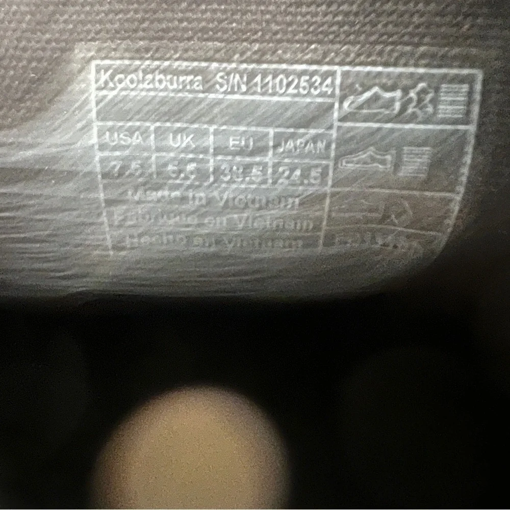 Koolaburra By Ugg Women's Black Penley Shoes Sneaker Size 7.5 Lace Up 1102534 - Picture 5 of 8